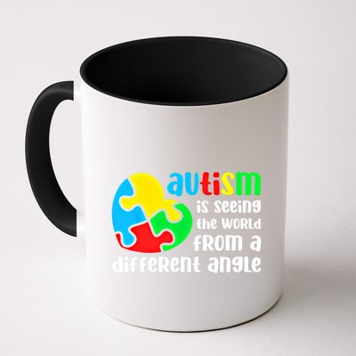 Autism Is Seeing The World From A Different Angle Autism Gift Mug