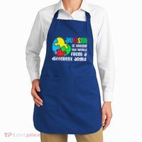 Autism Is Seeing The World From A Different Angle Autism Gift Apron