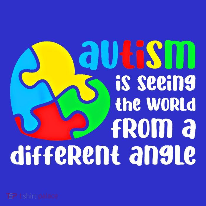 Autism Is Seeing The World From A Different Angle Autism Gift Tall T-Shirt