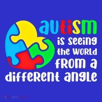 Autism Is Seeing The World From A Different Angle Autism Gift Mesh Reversible Basketball Jersey Tank