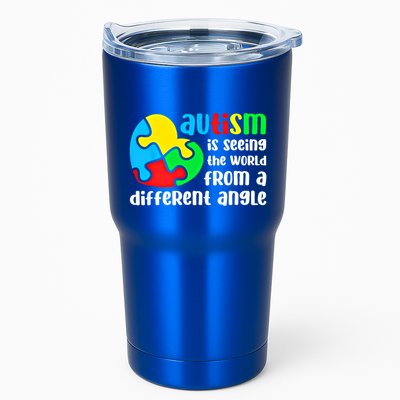 Autism Is Seeing The World From A Different Angle Autism Gift Tumbler