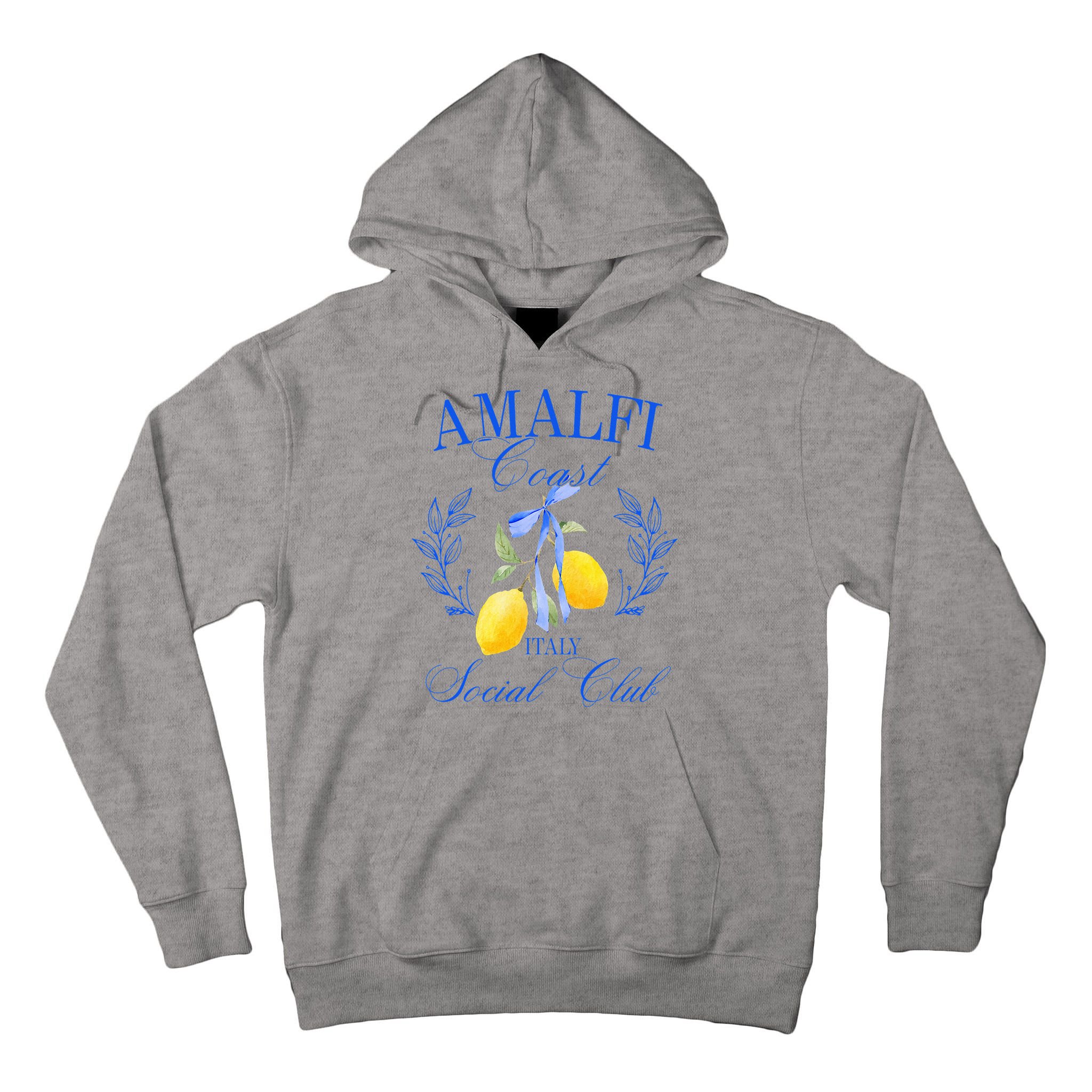 Amalficoast Iitaly Social Club Travel Trip Vacation Lemon Tall Hoodie