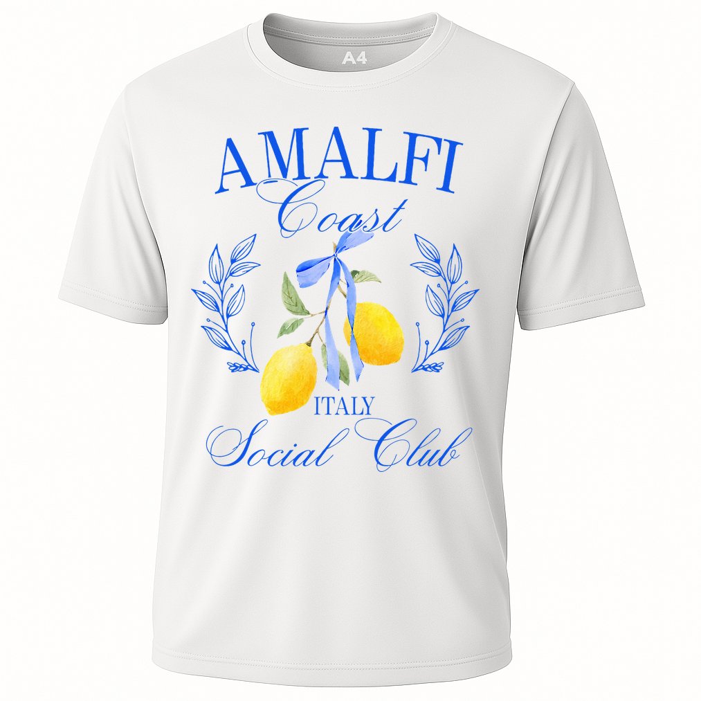 Amalficoast Iitaly Social Club Travel Trip Vacation Lemon Cooling Performance Crew T-Shirt