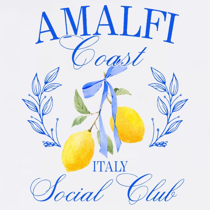 Amalficoast Iitaly Social Club Travel Trip Vacation Lemon Cooling Performance Crew T-Shirt