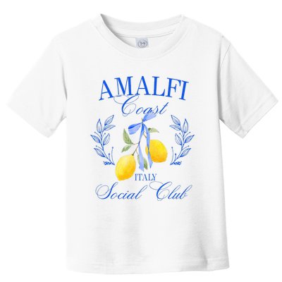 Amalficoast Iitaly Social Club Travel Trip Vacation Lemon Toddler T-Shirt