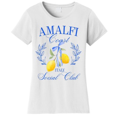 Amalficoast Iitaly Social Club Travel Trip Vacation Lemon Women's T-Shirt