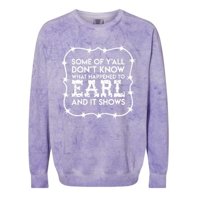 And It Shows Colorblast Crewneck Sweatshirt