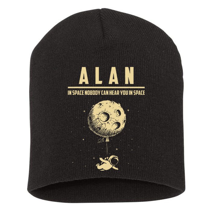 ALAN In Space Nobody Can Hear You Astronaut Short Acrylic Beanie