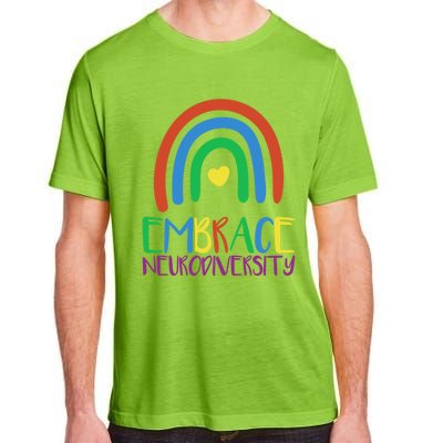 Autism Infinity Symbol Embrace Neurodiversity Gift Adult ChromaSoft Performance T-Shirt