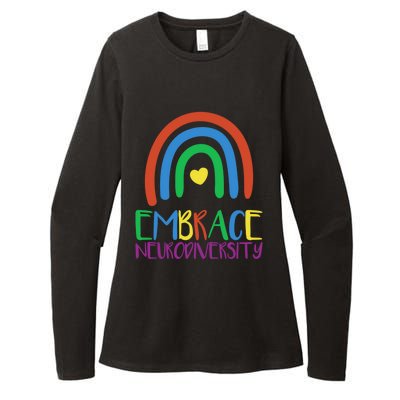 Autism Infinity Symbol Embrace Neurodiversity Gift Womens CVC Long Sleeve Shirt