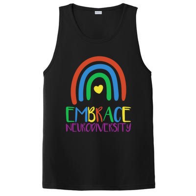 Autism Infinity Symbol Embrace Neurodiversity Gift PosiCharge Competitor Tank