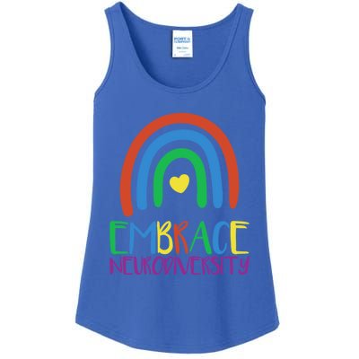 Autism Infinity Symbol Embrace Neurodiversity Gift Ladies Essential Tank