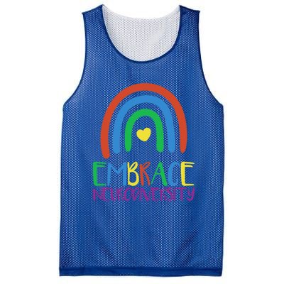 Autism Infinity Symbol Embrace Neurodiversity Gift Mesh Reversible Basketball Jersey Tank