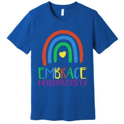 Autism Infinity Symbol Embrace Neurodiversity Gift Premium T-Shirt