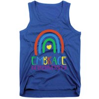 Autism Infinity Symbol Embrace Neurodiversity Gift Tank Top