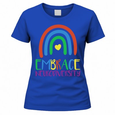 Autism Infinity Symbol Embrace Neurodiversity Gift Women's T-Shirt