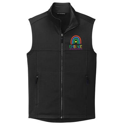 Autism Infinity Symbol Embrace Neurodiversity Gift Collective Smooth Fleece Vest