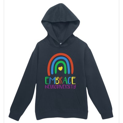 Autism Infinity Symbol Embrace Neurodiversity Gift Urban Pullover Hoodie