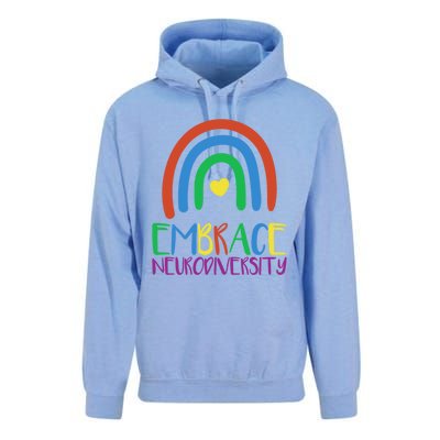 Autism Infinity Symbol Embrace Neurodiversity Gift Unisex Surf Hoodie