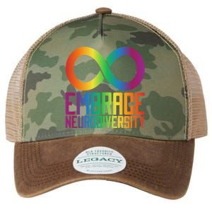 Autism Infinity Symbol Embrace Neurodiversity Cool Gift Legacy Tie Dye Trucker Hat