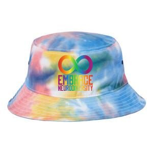 Autism Infinity Symbol Embrace Neurodiversity Cool Gift Tie Dye Newport Bucket Hat