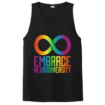 Autism Infinity Symbol Embrace Neurodiversity Cool Gift PosiCharge Competitor Tank