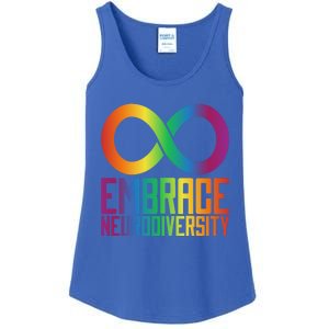 Autism Infinity Symbol Embrace Neurodiversity Cool Gift Ladies Essential Tank