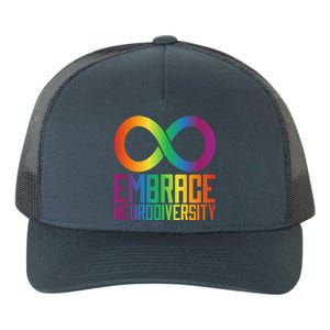 Autism Infinity Symbol Embrace Neurodiversity Cool Gift Yupoong Adult 5-Panel Trucker Hat