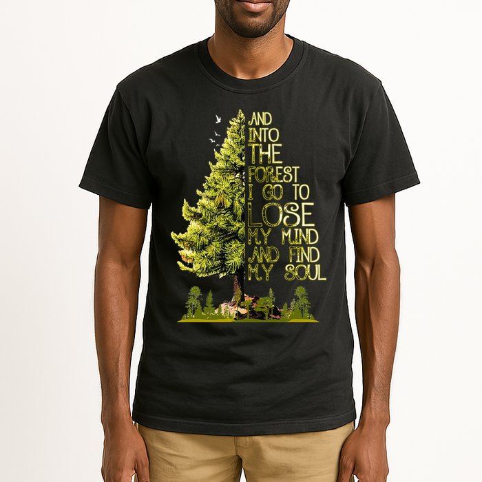 And Into The Forest I Go To Lose My Mind And Find My Soul Tall T-Shirt