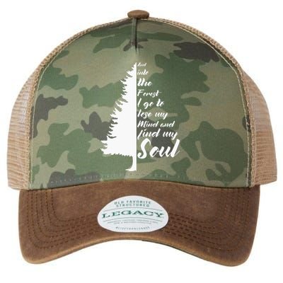 And Into The Forest I go to Lose My mind And Find My Soul Legacy Tie Dye Trucker Hat