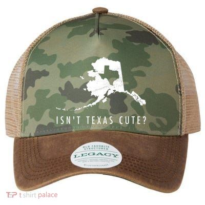 Alaska Isnt Texas Cute Funny Map Gift Legacy Tie Dye Trucker Hat