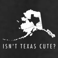 Alaska Isnt Texas Cute Funny Map Gift 25L Jumbo Tote