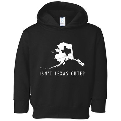 Alaska Isnt Texas Cute Funny Map Gift Toddler Hoodie