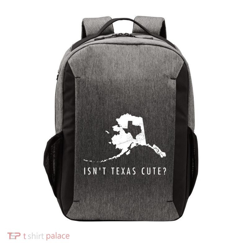 Alaska Isnt Texas Cute Funny Map Gift Vector Backpack