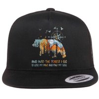 And Into The Forest I Go To Lose My Mind Camping Bear Flatbill Hat