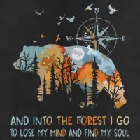And Into The Forest I Go To Lose My Mind Camping Bear Tumbler