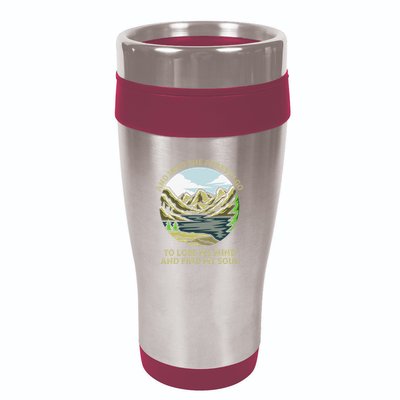 And Into The Forest I Go To Lose My Mind And Find My Soul 16oz Travel Tumbler