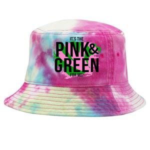 A ItS The Pink And Green For Me Sorority Tie-Dyed Bucket Hat