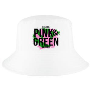 A ItS The Pink And Green For Me Sorority Cool Comfort Performance Bucket Hat