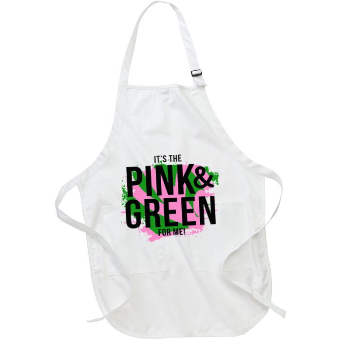 A ItS The Pink And Green For Me Sorority Apron
