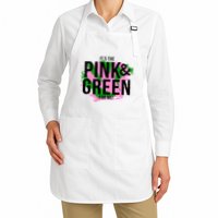 A ItS The Pink And Green For Me Sorority Apron