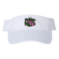 A ItS The Pink And Green For Me Sorority Valucap Bio-Washed Visor