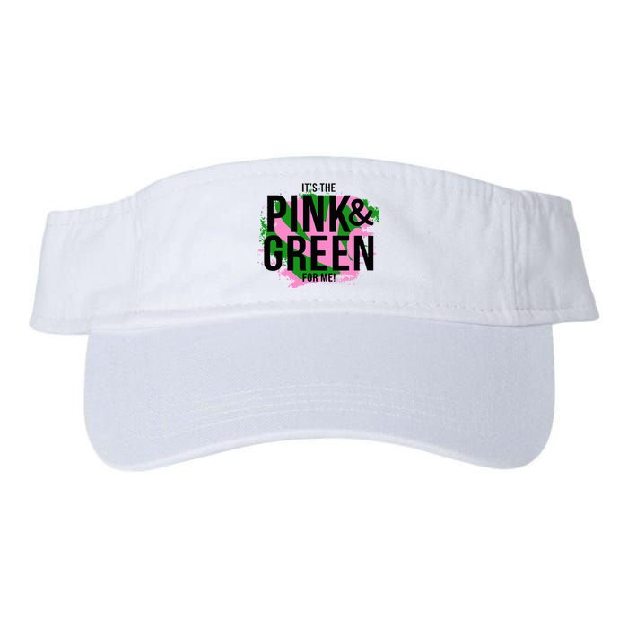 A ItS The Pink And Green For Me Sorority Valucap Bio-Washed Visor