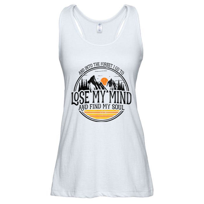 And Into The Forest I Go To Lose My Mind And Find My Soul Ladies Essential Flowy Tank