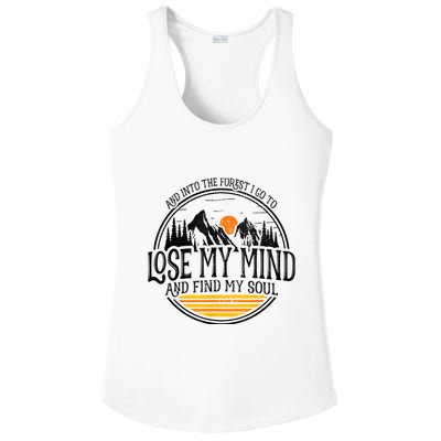 And Into The Forest I Go To Lose My Mind And Find My Soul Ladies PosiCharge Competitor Racerback Tank