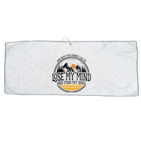 And Into The Forest I Go To Lose My Mind And Find My Soul Large Microfiber Waffle Golf Towel