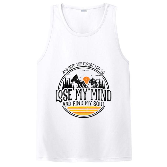 And Into The Forest I Go To Lose My Mind And Find My Soul PosiCharge Competitor Tank