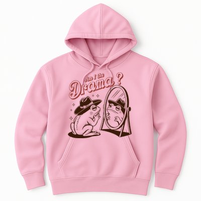 Am I The Drama Retro Mental Health Cowboy Frog Hoodie