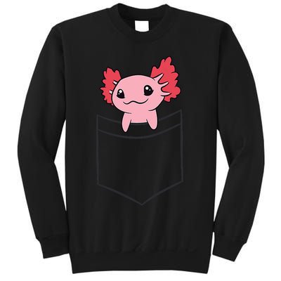 Axolotl In The Pocket Cute Baby Axolotl Sweatshirt