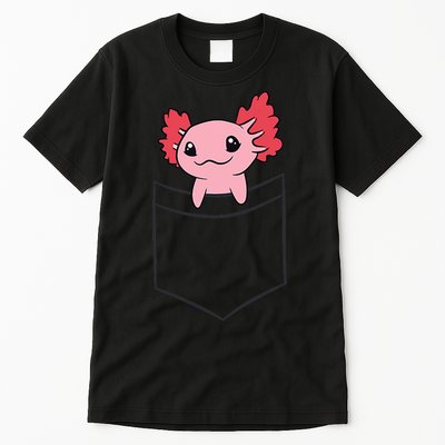 Axolotl In The Pocket Cute Baby Axolotl Tall T-Shirt
